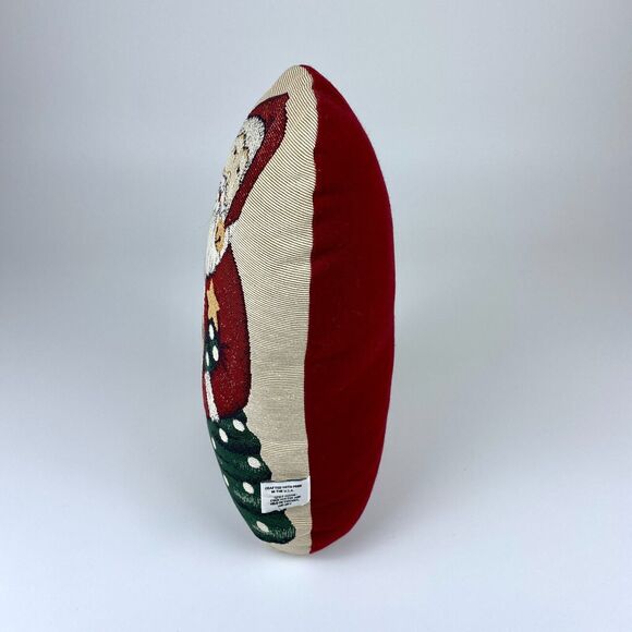 VTG Fabric Santa Door Stop Riverdale Decorative USA Made 90s Holiday Christmas - Picture 6 of 10